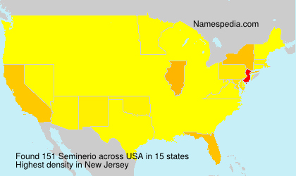 Surname Seminerio in USA