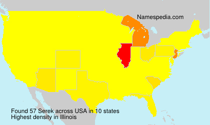 Surname Serek in USA