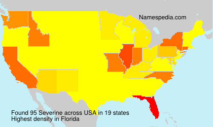 Surname Severine in USA