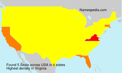 Surname Seyla in USA