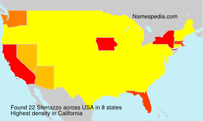 Surname Sferrazzo in USA
