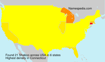 Surname Shaboo in USA