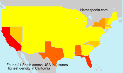 Surname Shaib in USA