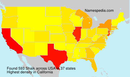 Surname Shaik in USA