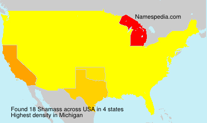 Surname Shamass in USA