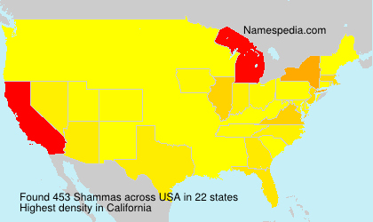 Surname Shammas in USA