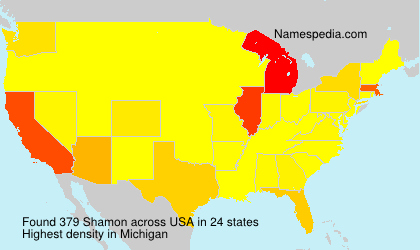 Surname Shamon in USA