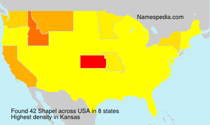 Surname Shapel in USA