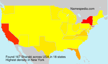Surname Sharabi in USA