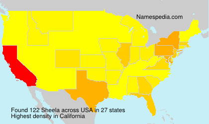 Surname Sheela in USA