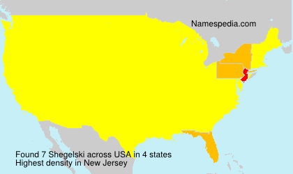 Surname Shegelski in USA