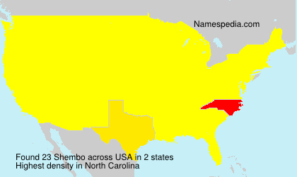 Surname Shembo in USA
