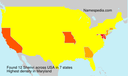 Surname Shenvi in USA