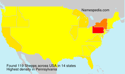 Surname Shepps in USA