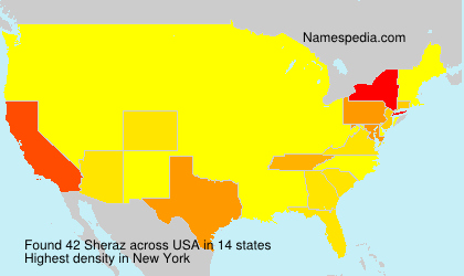 Surname Sheraz in USA