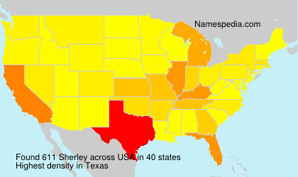 Surname Sherley in USA