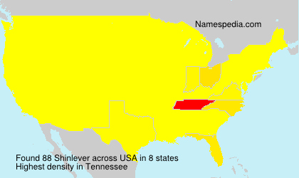 Surname Shinlever in USA