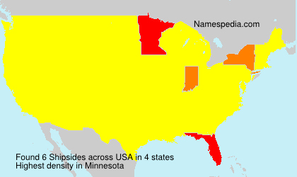 Surname Shipsides in USA