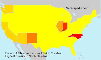 Surname Shishman in USA
