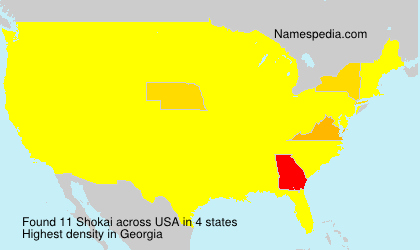 Surname Shokai in USA