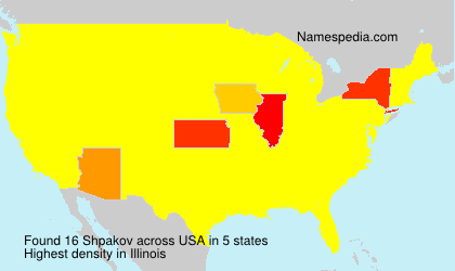 Surname Shpakov in USA