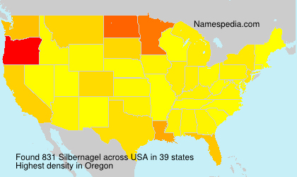 Surname Silbernagel in USA