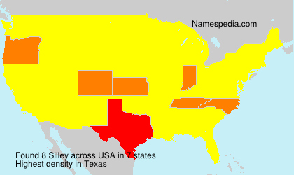 Surname Silley in USA