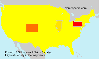 Surname Silli in USA