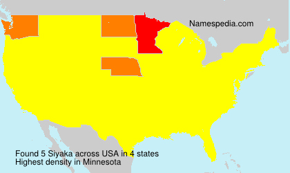 Surname Siyaka in USA