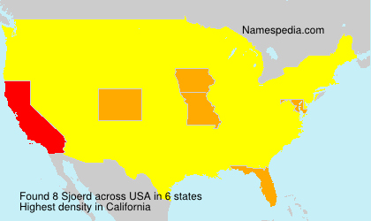 Surname Sjoerd in USA