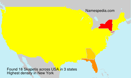 Surname Skapetis in USA