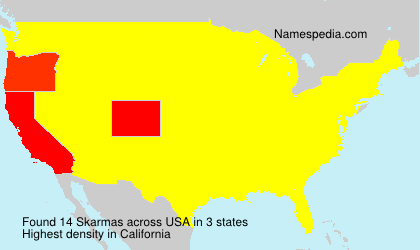 Surname Skarmas in USA