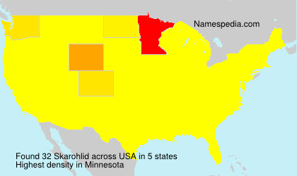 Surname Skarohlid in USA