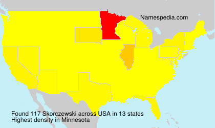 Surname Skorczewski in USA