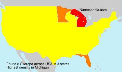 Surname Skoropa in USA