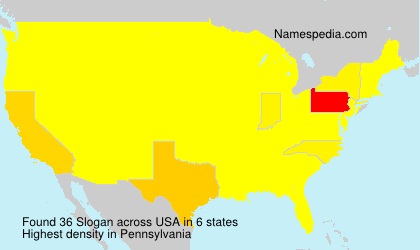 Surname Slogan in USA