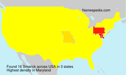 Surname Smarick in USA