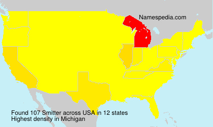 Surname Smitter in USA