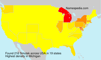 Surname Smutek in USA