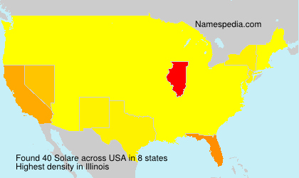 Surname Solare in USA