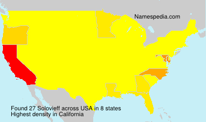 Surname Solovieff in USA