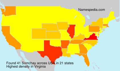 Surname Somchay in USA