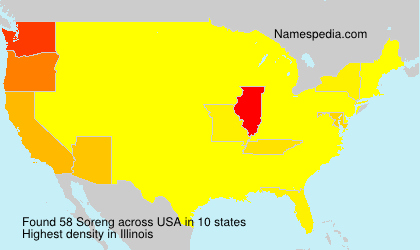 Surname Soreng in USA