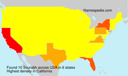 Surname Sourabh in USA