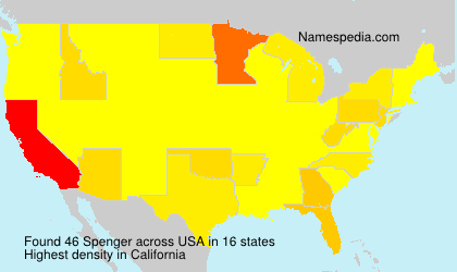 Surname Spenger in USA