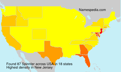 Surname Spinnler in USA