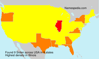 Surname Srdan in USA