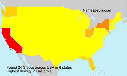 Surname Stacco in USA