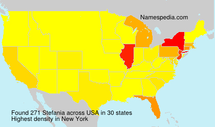 Surname Stefania in USA