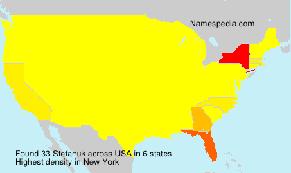 Surname Stefanuk in USA